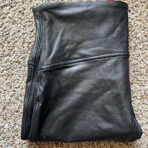 SPANX Shiny Black Leggings